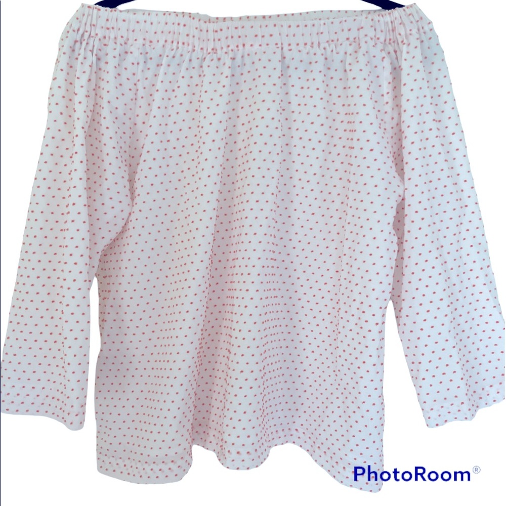 ANN MASHBURN Swiss Dot blouse